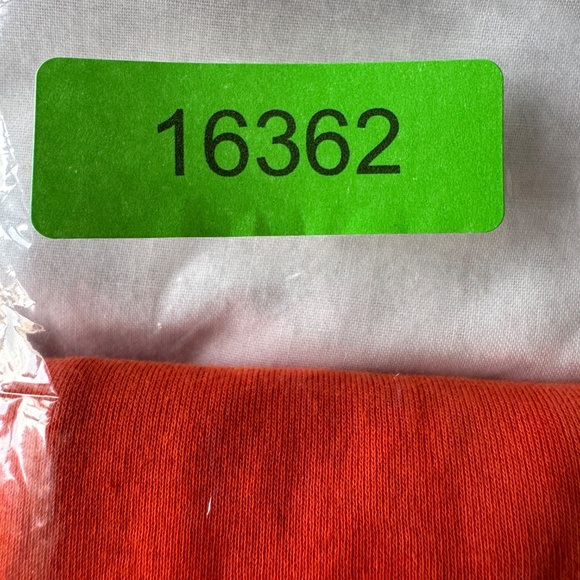 Lauren Ralph‎ Lauren 1/2 Sleeve T-Shirt Top Orange Small Preppy V-Neck Office - Picture 12 of 12